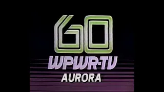 WPWR TV-60 Aurora television station slate...that's it!!