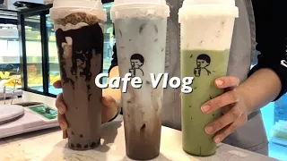 ENG) cafe vlog | 🌸 Shall we drink dessert39 while looking at cherry blossoms?🌸 | Dessert39 Cafe Vlog