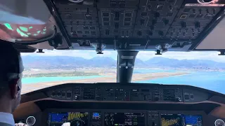 Landing in Honolulu runway 4R