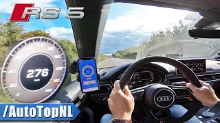 AUDI RS5 Sportback on AUTOBAHN [NO SPEED LIMIT] by AutoTopNL