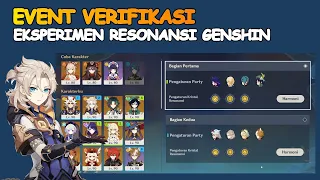 VERIFIKASI EKSPERIMEN RESONANSI GENSHIN