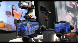 Hohem AI Gimbal for Phone, Small Cameras, Gimbal Selfie stick, Wireless Microphones and more