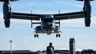 USAF Spec Ops CV-22 Practice Hover Maneuvers