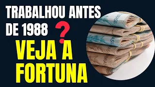 FORTUNA PARA QUEM TRABALHOU ANTES DE 4 DE OUTUBRO DE 1998, VEJA SE VOCÊ TEM DIREITO / TEMA 1150 STJ