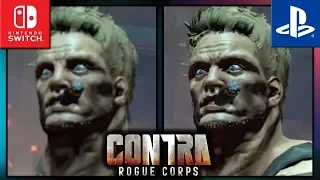 Contra: Rogue Corps | Switch VS PS4 | Graphics Comparison