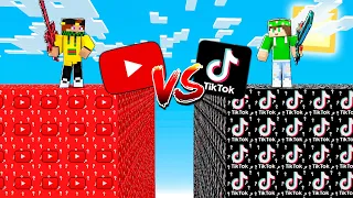 LUCKYBLOCK *TIKTOK* contro LUCKYBLOCK *YOUTUBE* su MINECRAFT!