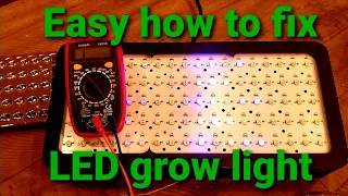 How to fix LED grow light