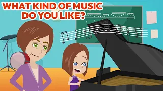 What Kind of Music Do You Like? - "What Kind of" Question - English Conversation Speaking