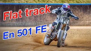 FLAT TRACK EN 501 FE HUSQVARNA A Mâcon ( DIRT TRACK )