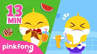 Lagu Potty Baby Shark + Lainnya | Kompilasi Hari Bayi Hiu di Rumah | Lagu Pinkfong untuk Anak