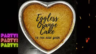 Orange Cake | Eggless Sponge Cake Without Oven, Essence, Butter, Condensed Milk | No Egg, No Oven