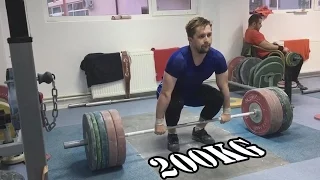 Clean and Jerk routine @ 200 kg