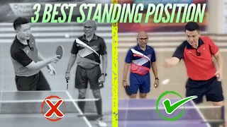 3 How to choose the correct position after returning the serve