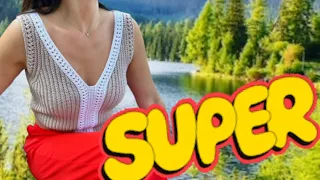 Шикарные вязаные летние топы. Chic knitted summer tops.