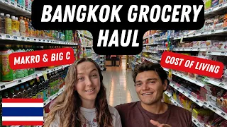 $150 Grocery Haul for 2 People in BANGKOK