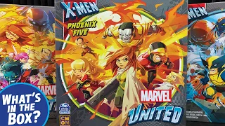 PHOENIX FIVE Expansion Unboxing for Marvel United X-Men