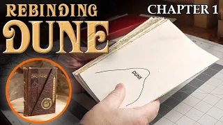 Rebinding DUNE - Part 1 - Disassembling A Vintage Book: Paper Repair & Resewing