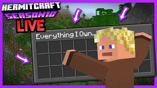 So... I Have Nothing!!! - Minecraft Hermitcraft Season 10 #1.5 LIVE