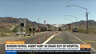 Border Patrol agent hurt in crash at checkpoint near Yuma out of the hospital