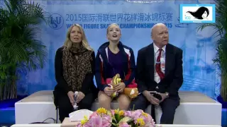 WORLDS Gracie Gold (USA) Free Skate | LIVE 3 28 15