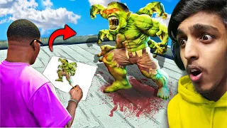 GTA 5 : Do NOT Draw This CURSED HULK..😨!!