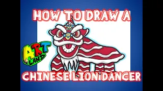 How to Draw a Chinese Lion Dancer