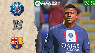 Fifa 23 Xbox Series S Gameplay - PSG vs Barcelona (UCL Final)