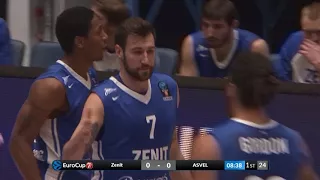 7DAYS EuroCup Magic Moment Sergey Karasev Off Balance Basket, Zenit St Petersburg