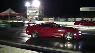 Toyota Supra's rip up drag strip