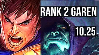 GAREN vs YORICK (TOP) | Rank 2 Garen, 7 solo kills | TR Grandmaster | v10.25