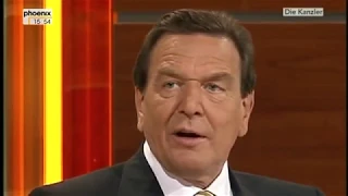 Gerhard Schröder 2005 Elefantenrunde