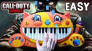 Call of Duty Zombies Theme (Damned) - CAT PIANO Easy tutorial