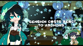 Genshin Casts React's To Archons ✦ Venti ✦ Read desc ✦ Gacha club ✦ Genshin Impact ✦ 1/5