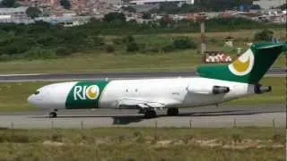 [ HD ] Rio B727-264F (adv) at Guarulhos GRU/SBGR - Runway 27