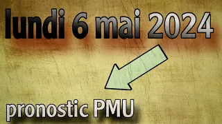 lundi 6 mai 2024/ Réunion 1 cours 5 / pronostic PMU 🔥❣️🎉💥💯💯🐴