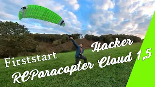 RC Paracopter Cloud 1,5 von Hacker - Firststart  - ich hatte wieder Probleme - Wir schaffen das!!