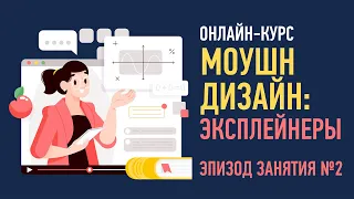 Моушн-дизайн: эксплейнеры, классификация по сценарию. Эпизод занятие №2. Никита Чесноков