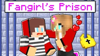 Maizen LOCKED In CRAZY FAN GIRL'S Prison in Minecraft! - Parody Story(JJ and Mikey TV)