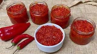 جبتلكم سر هريسة الشطة بتاعت الشركات اللي بتتباع في السوبر ماركت 🌶 يالاة الحقوا موسم الفلفل 🌶