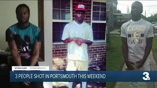 3 people shot in Portsmouth this weekend