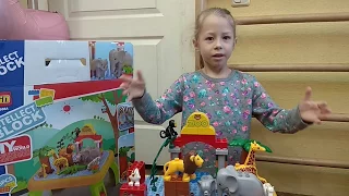 Обзор конструктора Jixin зоопарк Проверяем совместимость с Lego Duplo Review Jixin Zoo