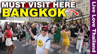 You Must Visit Here In BANGKOK | The Most Beautiful Area & Largest Luxury Mall #livelovethailand