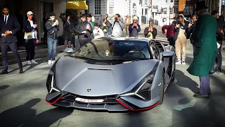 Supercars in London March 2024 - #CSATW610 Lamborghini Sian, ABT RS7R, Purosangue, Murcielago