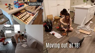 Organizing and furnishing my NEW apartment | moving tingz