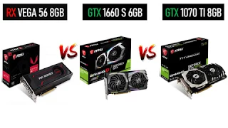 GTX 1660 Super vs GTX 1070 Ti vs RX Vega 56 - i5 9600k - Gaming Comparisons