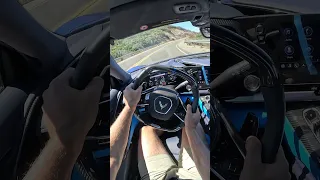 Blast Through Curves in the 2023 Corvette Z06 Convertible (POV Drive #shorts)