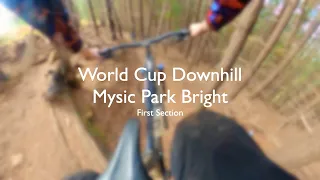 RAW // Mystic Park Bright - World Cup Downhill (First Section)