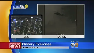 Military Exercises In Downtown LA