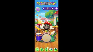 Tom Cat Playing Drums - Talking Tom Shorts -  Talking Tom Cat Funny - Talking Tom Fan