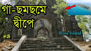 এই দ্বীপে চলার মতো রাস্তা থাকলেও হাঁটার মতো  লোক নেই । Ross Island | Andaman-part -3